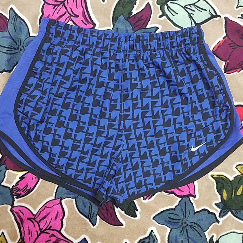 Nike Dri-Fit Dark Blue Indigo & Black Shorts